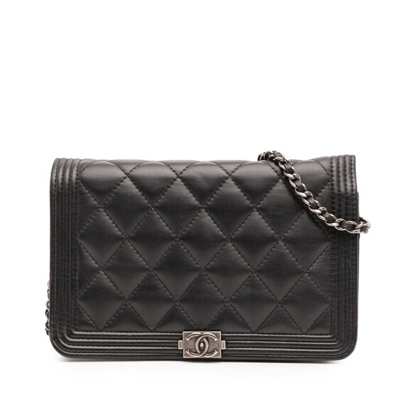 Chanel Handbags - Boy Wallet On Chain Quilted Lambskin #222009C27B